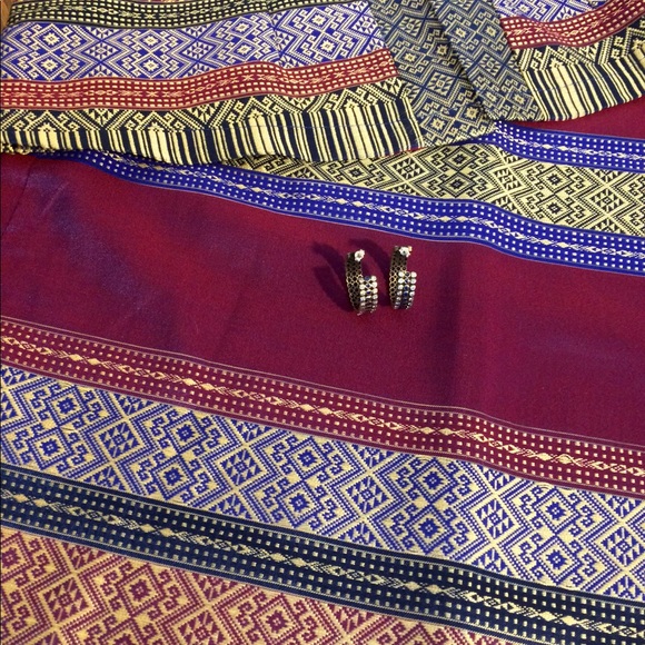 💘 GorgeousSilkSkirt@Jacket- pattern is woven into - Picture 4 of 8